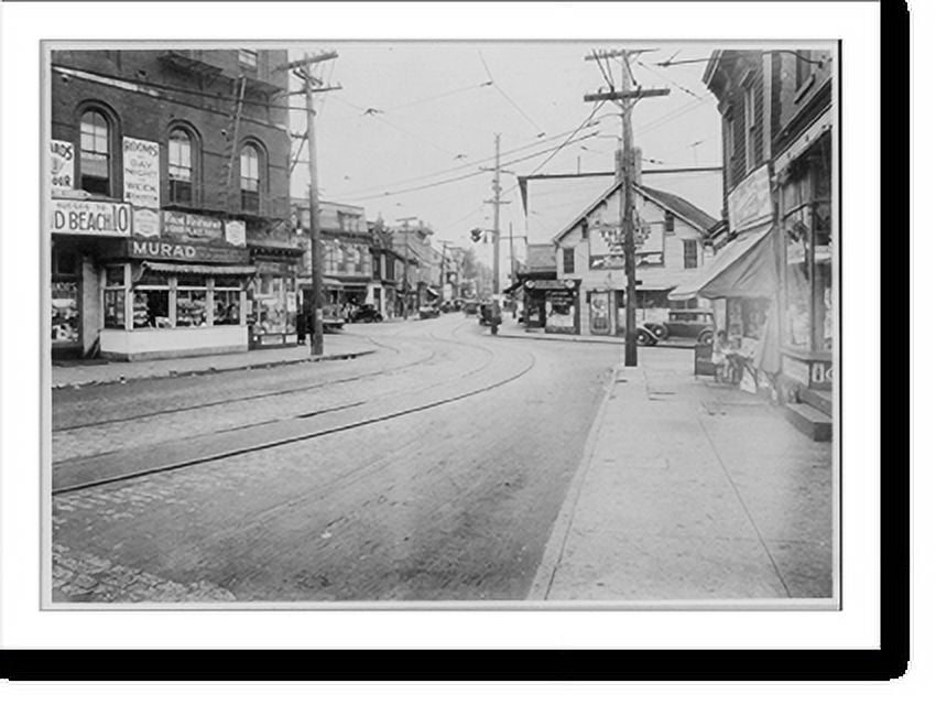 Historic Print, Port Richmond Square, Staten Island, New York City, 16