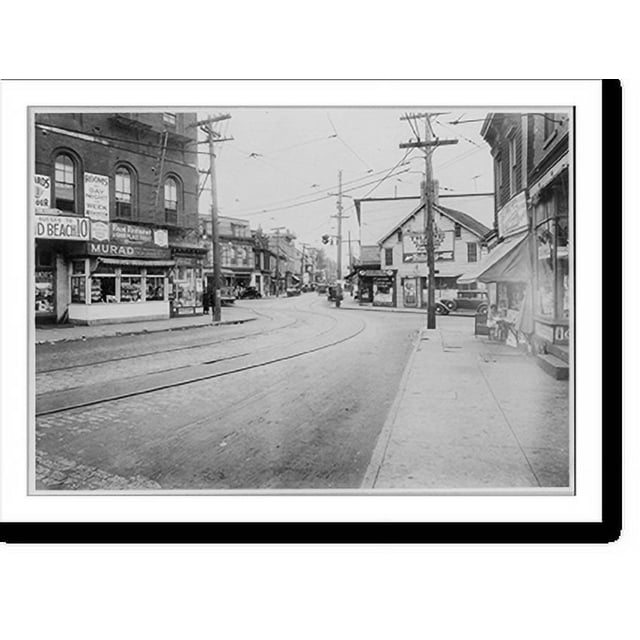 Historic Print, Port Richmond Square, Staten Island, New York City, 16