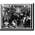 Historic Print, Portland (Oregon) evacuation. Scene in railroad car on evacuation day, 16" x 20