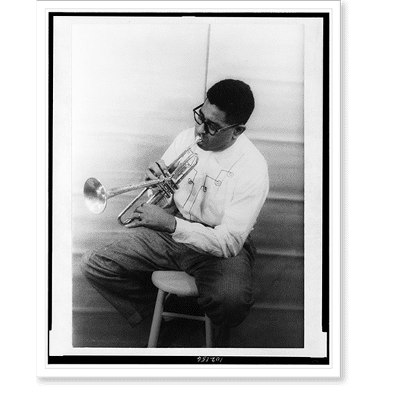 Historic Print, [Portrait of Dizzy Gillespie (John Birks)], 16" x 20"