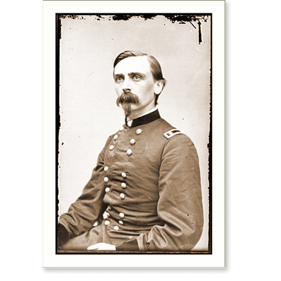 Historic Print, Portrait of Maj. Gen. Adelbert Ames officer of the Federal Army, 16" x 20"