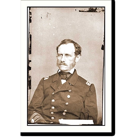 Historic Print, Portrait of Rear Adm. John A. Dahlgren officer of the Federal Navy, 18" x 24"