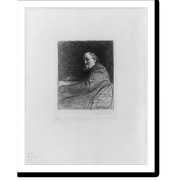 Historic Print, [Portrait of S. R. Koehler], 18" x 24"