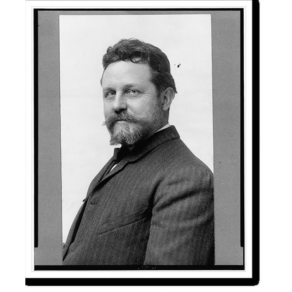 Historic Print, Portrait of W.H. Rau, 16" x 20"