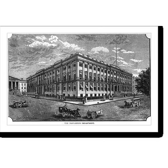 Historic Print, Post Office Dept., Washington, D.C., 16" x 20"