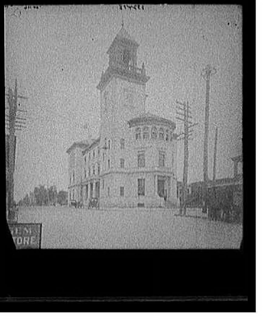 Historic Print, [Post Office, Jacksonville, Fla.], 16" x 20"