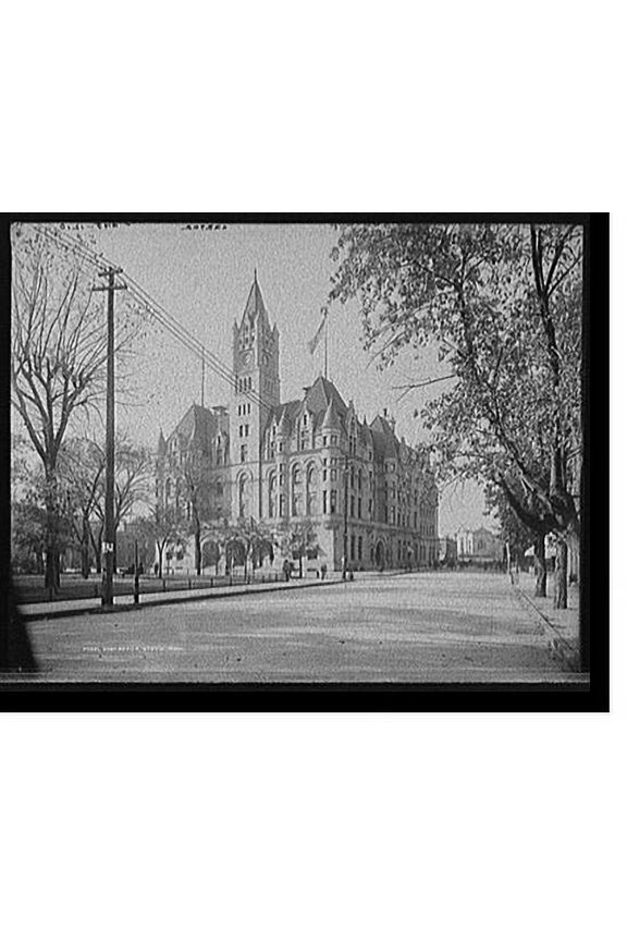 Historic Print, Post office, St. Paul, Minn. - 3, 16" x 20"