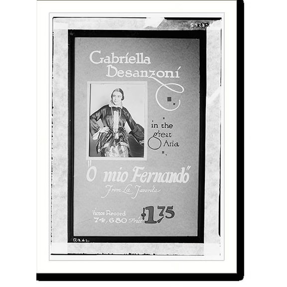 Historic Print, Poster: Victor. Desanzoni, 16" x 20"