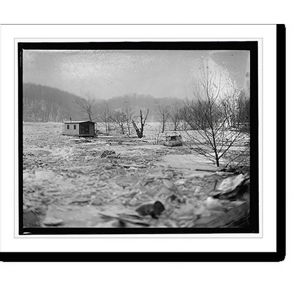 Historic Print, Potomac flood & ice - 3, 18" x 24"