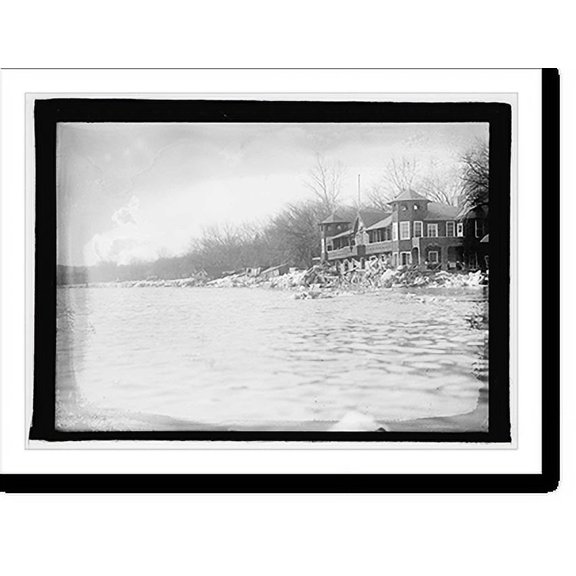 Historic Print, Potomac flood & ice, Georgetown, D.C. - 3, 16" x 20"