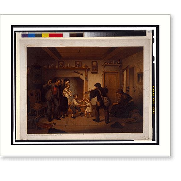 Historic Print, [Power of music].chromo. of Duval & Hunter, Philadelphia ; Jas. F. Queen after A. Durcks. - 2, 18" x 24"