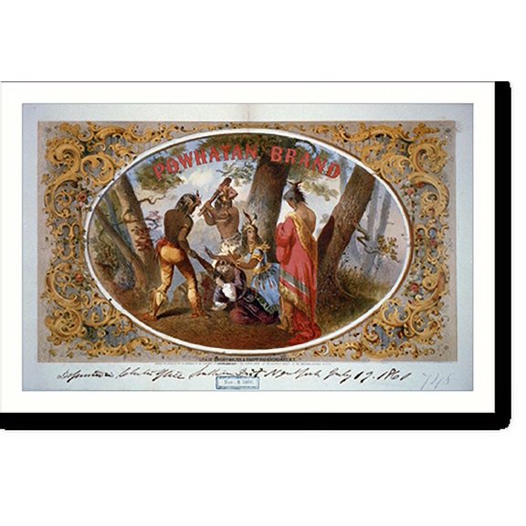 Historic Print, Powhatan brand.lith. of Sarony, Major & Knapp. - 2, 16" x 20"