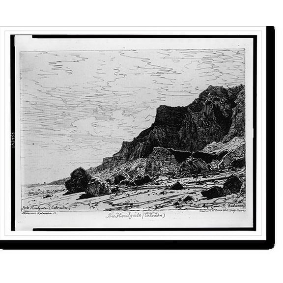 Historic Print, Près Houlgate (Calvados).Lalanne ; Maxime Lalanne sc., 16" x 20"
