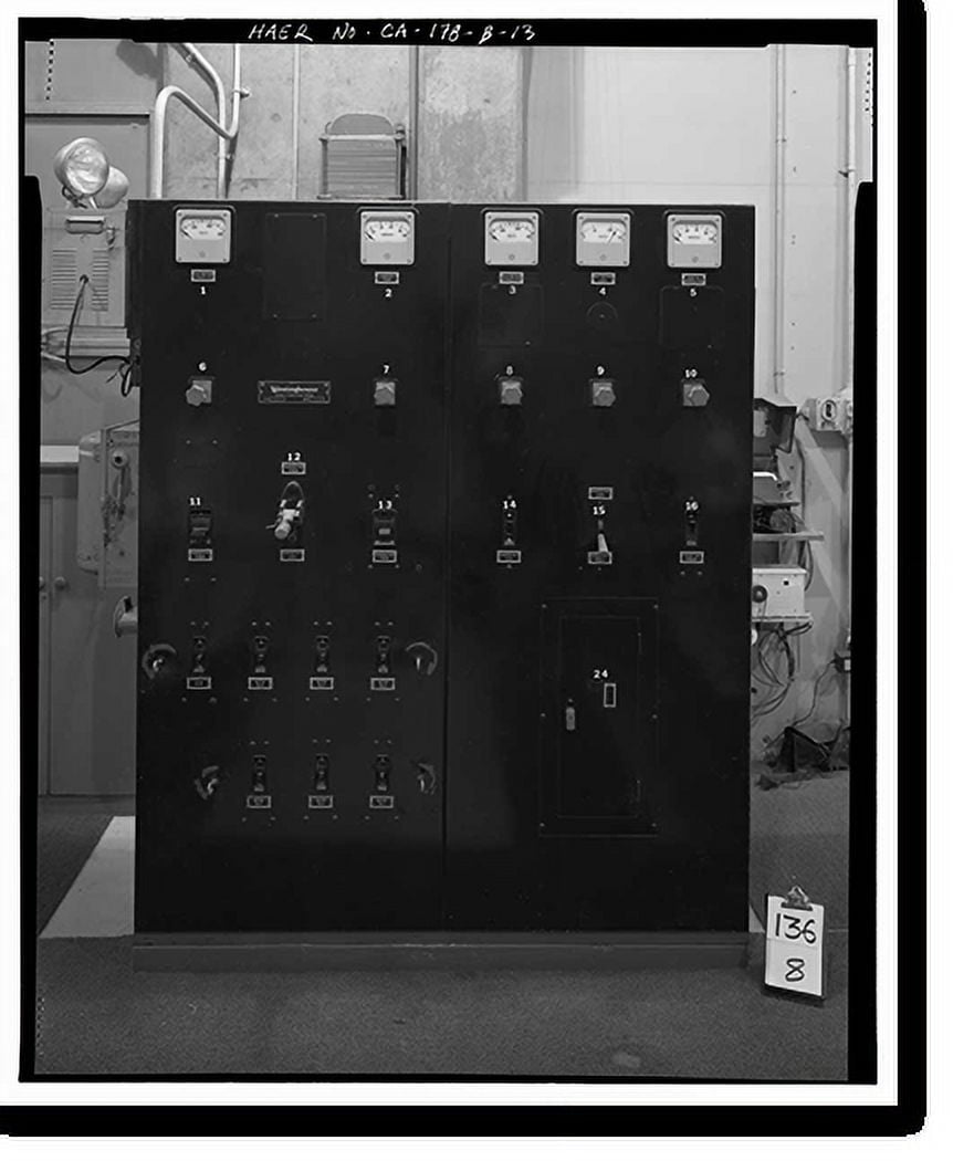 Historic Print, Prado Dam, Outlet Works, Santa Ana River near junction