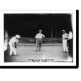 thumbnail image 1 of Historic Print, [Pres. William H. Taft playing golf, Chevy Chase Country Club, 3 other men in picture, 1909 June 28], 18" x 24", 1 of 3