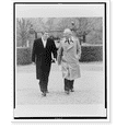 thumbnail image 1 of Historic Print, [President Ronald Reagan and Donald Regan, full-length portrait, walking and sharing a laugh outdoors, in Geneva, Switzerland, during the summit meeting with Soviet lead…16" x 20", 1 of 3