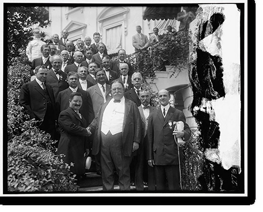 Historic Print, President Taft with members of Notification Committee