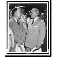 thumbnail image 1 of Historic Print, [President Truman and James Pendergast, three-quarter length portraits, standing, talking to each other, amidst a crowd of friends and neighbors, upon President Truman's…16" x 20", 1 of 3