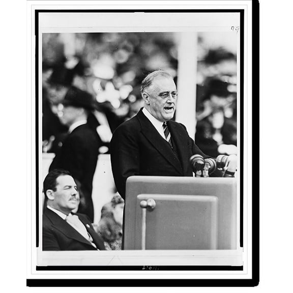Historic Print, President opens New York World's Fair, 16" x 20"