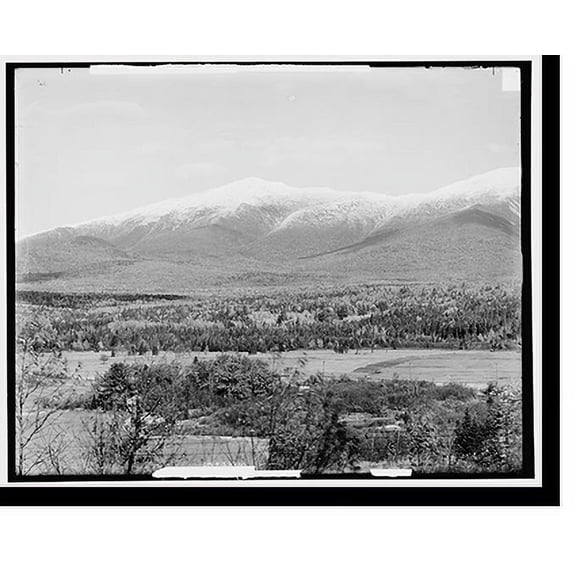 Historic Print, Presidential Range from Maine Central R.R., White Mountains, N.H. - 2, 16" x 20"
