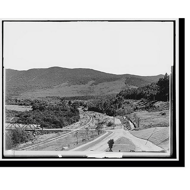 Historic Print, Presidential Range from Mount Pleasant House, White