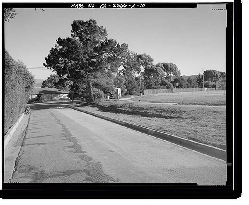 Historic Print, Presidio of Monterey, Soldier Field, Monterey, Monterey