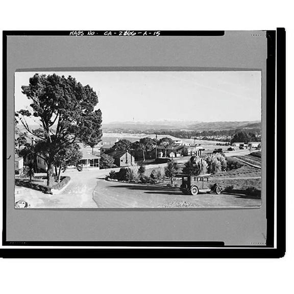 Historic Print, Presidio of Monterey, Soldier Field, Monterey, Monterey County, CA - 15, 16" x 20"