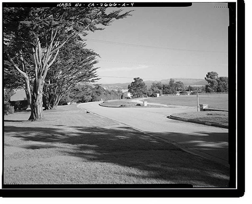 Historic Print, Presidio of Monterey, Soldier Field, Monterey, Monterey