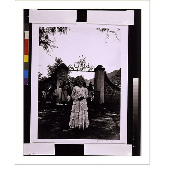 Historic Print, Primera comunion (first communion), Chalma, 16" x 20"