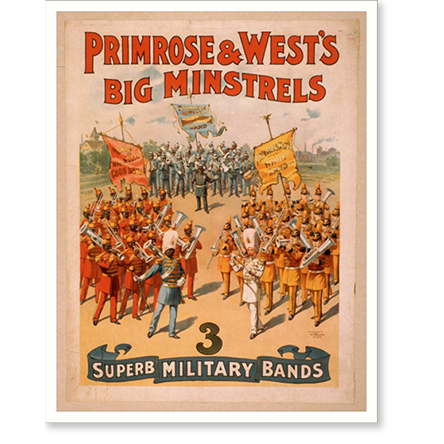 Historic Print, Primrose & Wests Big Minstrels 3, 16" x 20"