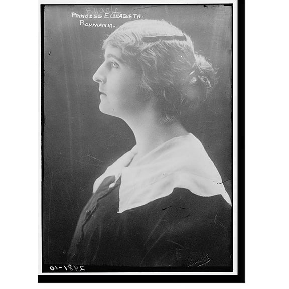 Historic Print, Princess Eliz. . Rumania, 18" x 24"