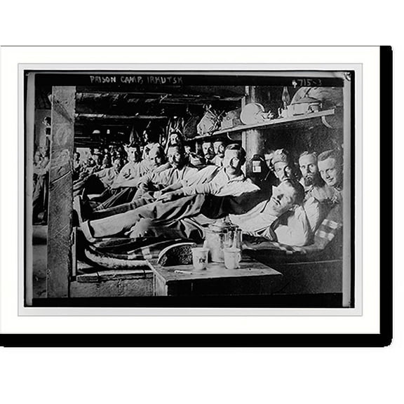 Historic Print, Prison Camp, Irkutsk, 16" x 20"