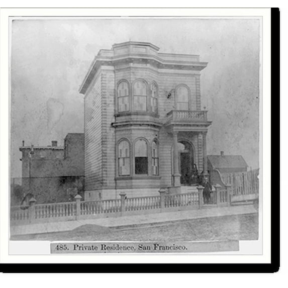 Historic Print, Private Residence, San Francisco, 18" x 24"