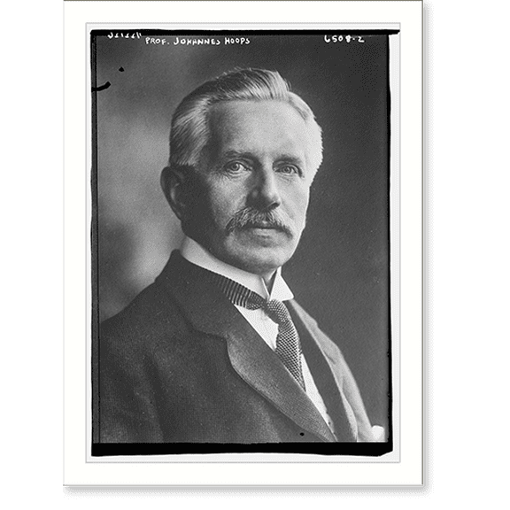 Historic Print, Prof. Johannes Hoops, 16" x 20"