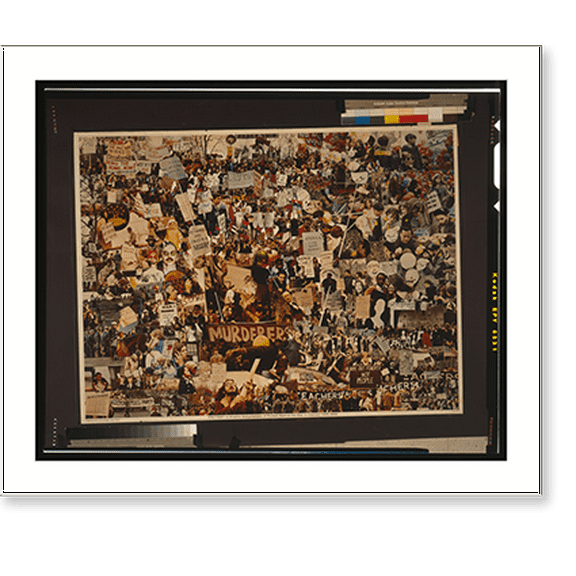 Historic Print, Protest : a graphic documentary of protest against the war in Vietnam, 1965-1969 - 2, 16" x 20"