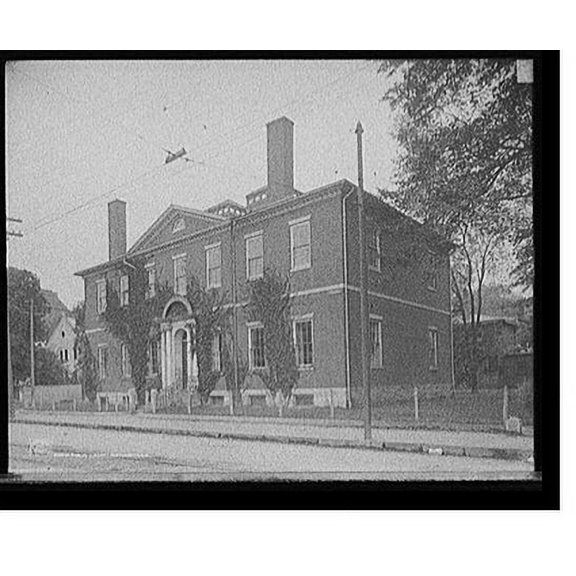 Historic Print, Public Library, Portsmouth, N.H., 16" x 20"