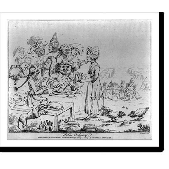 Historic Print, Public ordinary, 18" x 24"