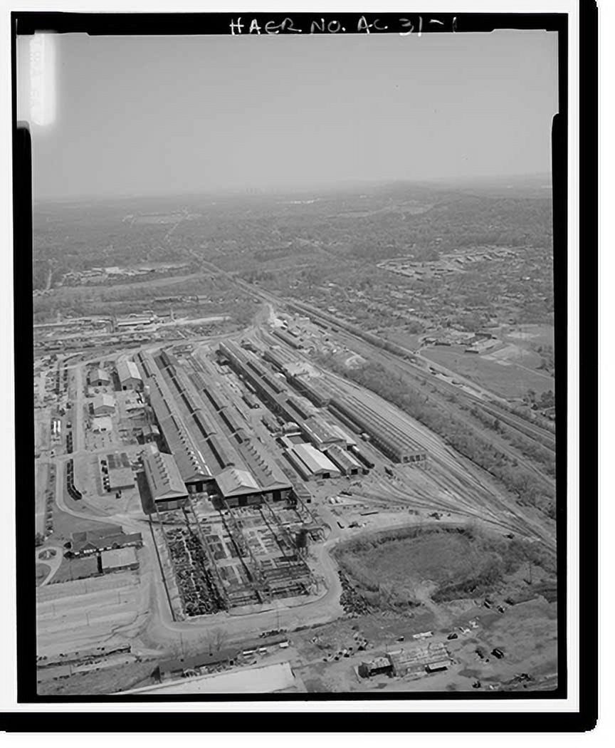 Historic Print, Pullman Standard Company Plant, 401 North Twentyfourth Street, Bessemer