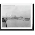 Historic Print, Pulp mills and Algoma Iron Works, Sault Ste. Marie, Ont