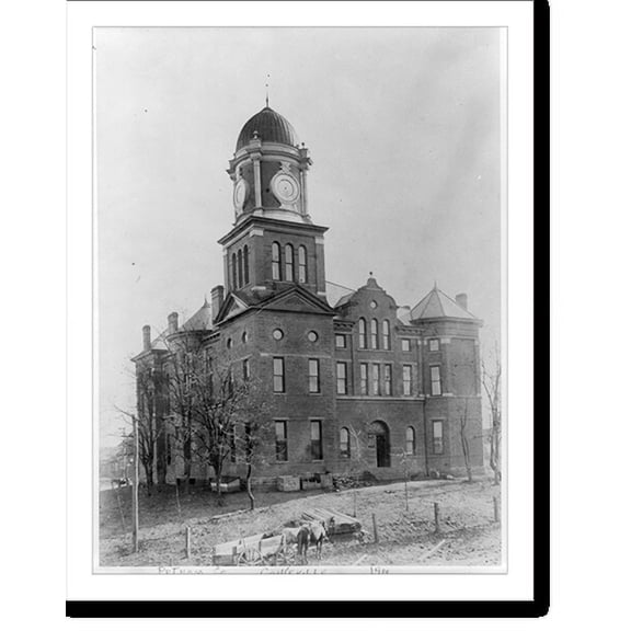 Historic Print, Putnam County [Court House], Cookeville, Tenn., 18" x 24"