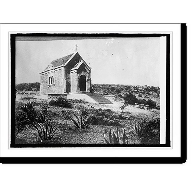 Historic Print, Queretaro Mexico, where Maximillian was executed, 16" x