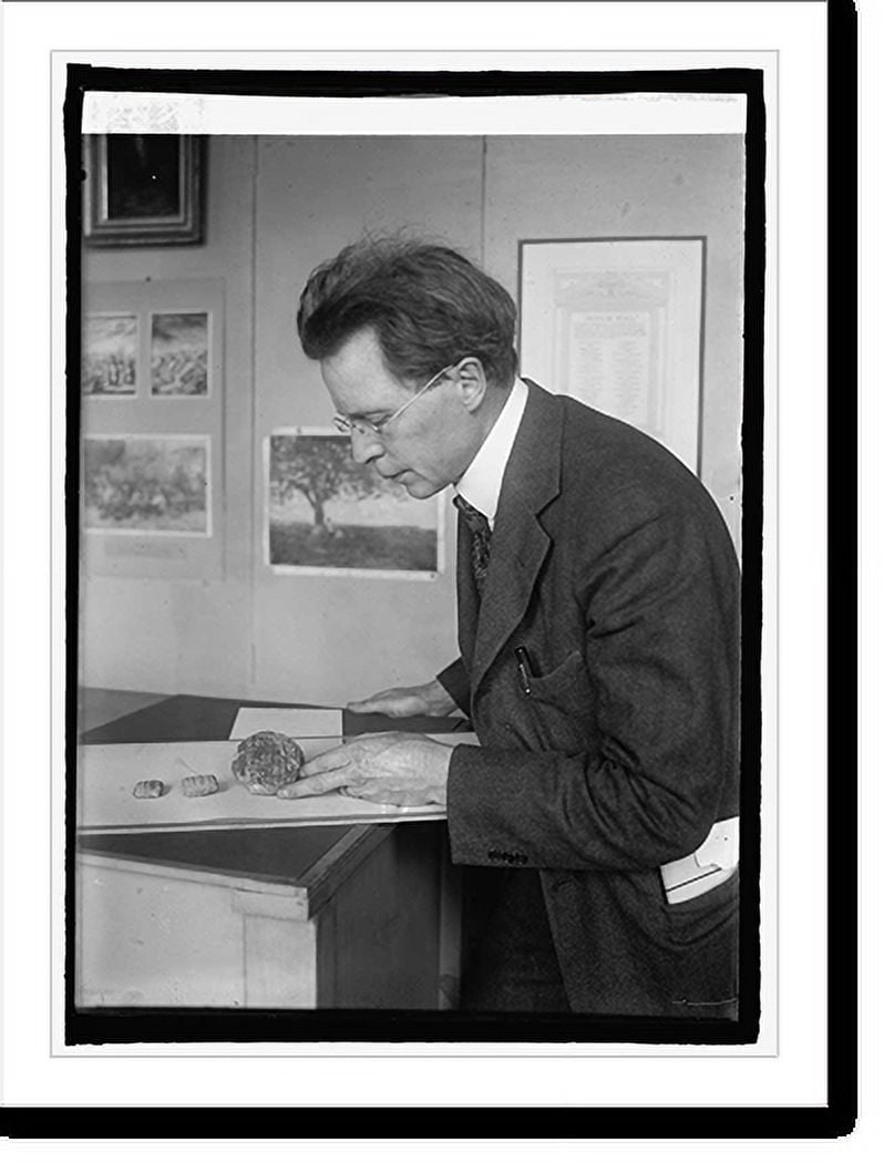 Historic Print, R.T. Tallman of Smithsonian Institution with Babylonian