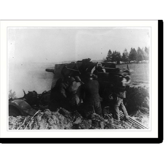 Historic Print, RAD - Flakbatterie in Schliesen, 16" x 20"
