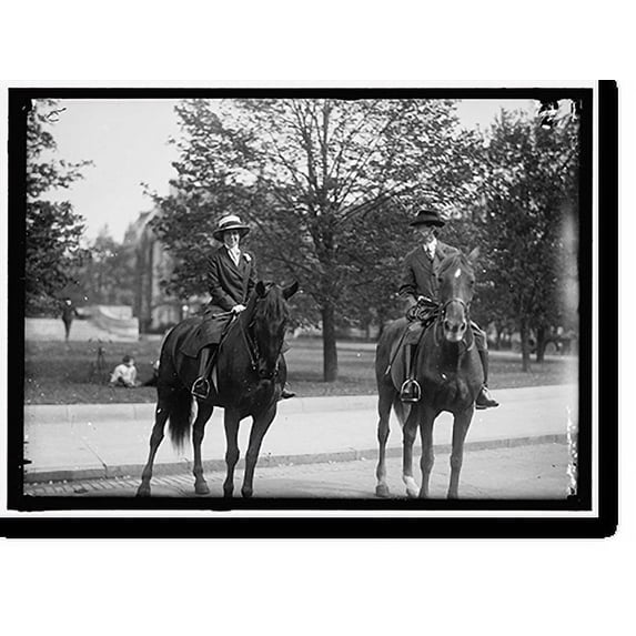 Historic Print, RIDING AND HUNT CLUB. FRANK G. CARPENTER, RIGHT, 18" x 24"