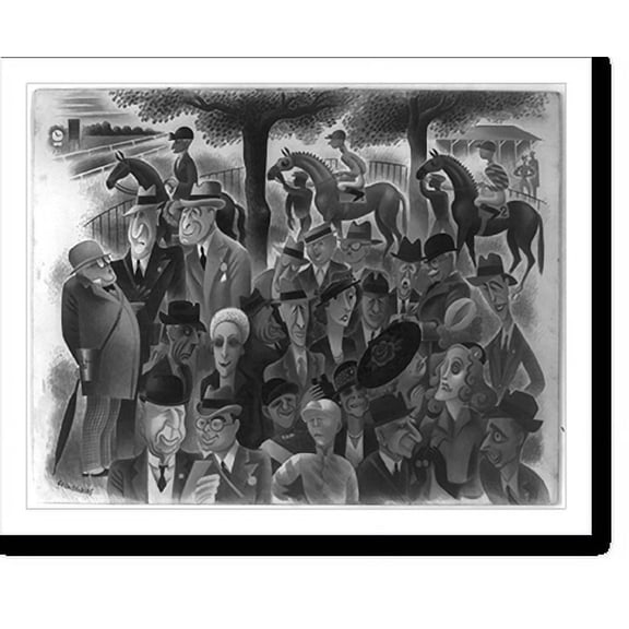 Historic Print, [Racing forms], 16" x 20"