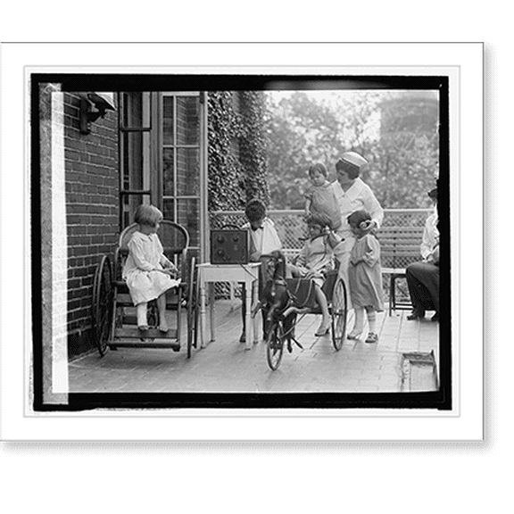 Historic Print, Radio at Children's Hospital - 3, 16" x 20"
