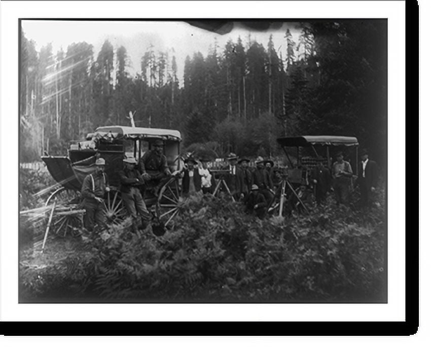 Historic Print, Railroad surveying crew, Grants Pass, [Oregon] to