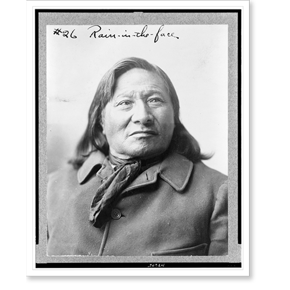 Historic Print, Rain-in-the-face, 16" x 20"