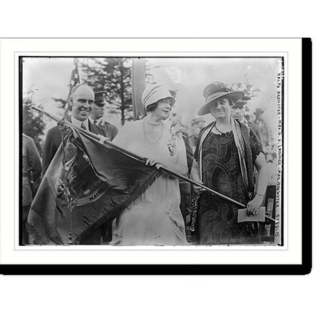 Historic Print, Ralph Brewster, Mrs. G.H. Lorimer, Mrs. Brewster, 16" x