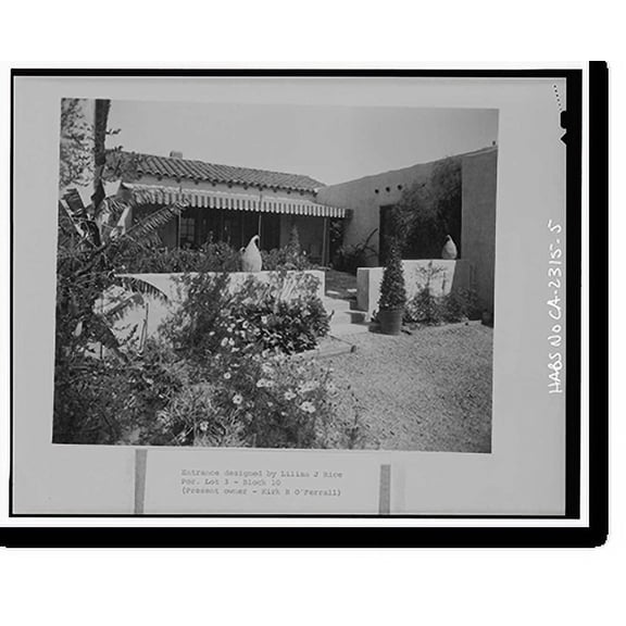 Historic Print, Rancho Santa Fe, Rancho Santa Fe, San Diego County, CA - 5, 16" x 20"